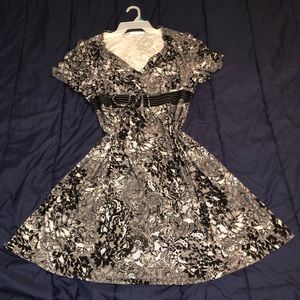 Black and White Dress